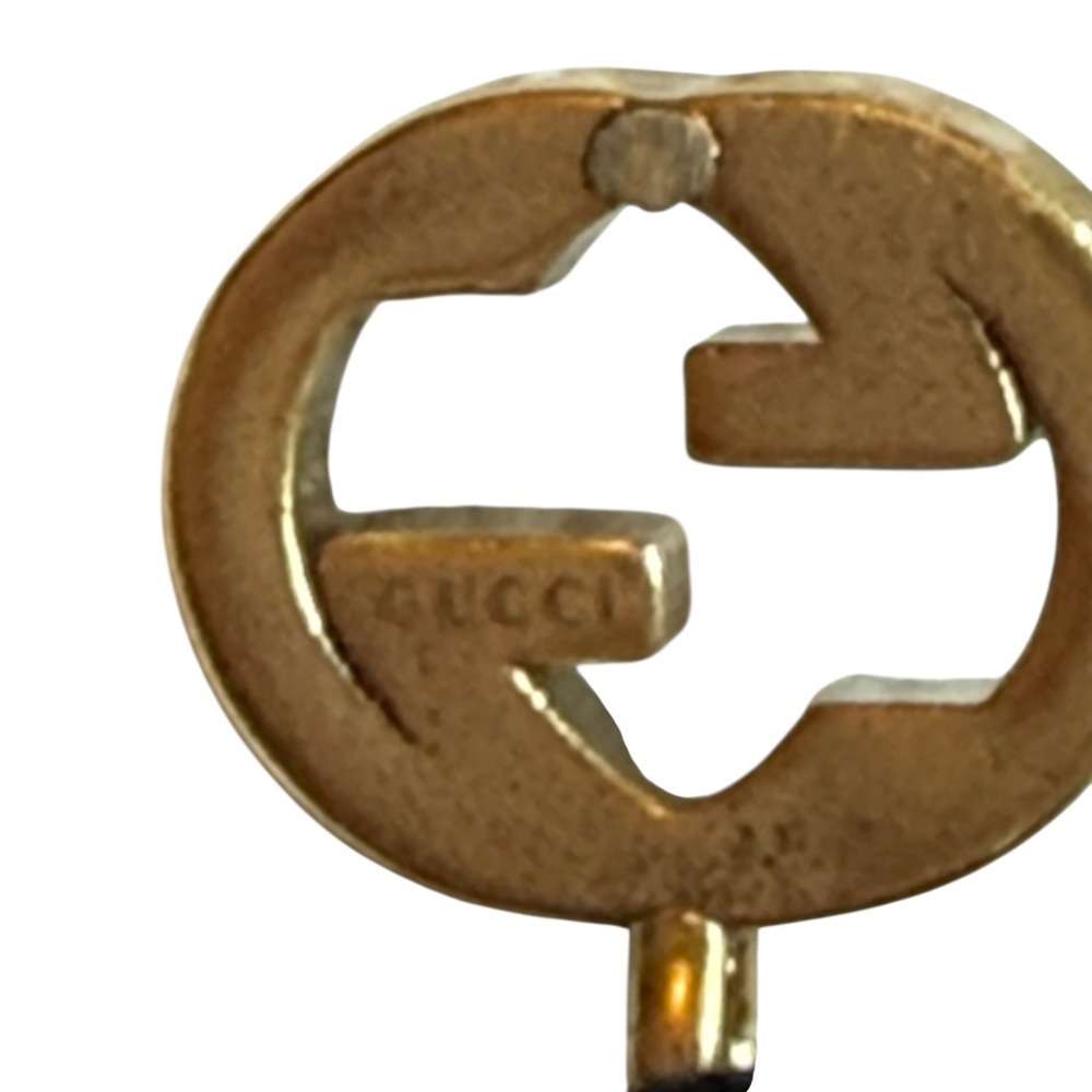 Gucci Gold Drop Square GG Earrings - Picture 4 of 4